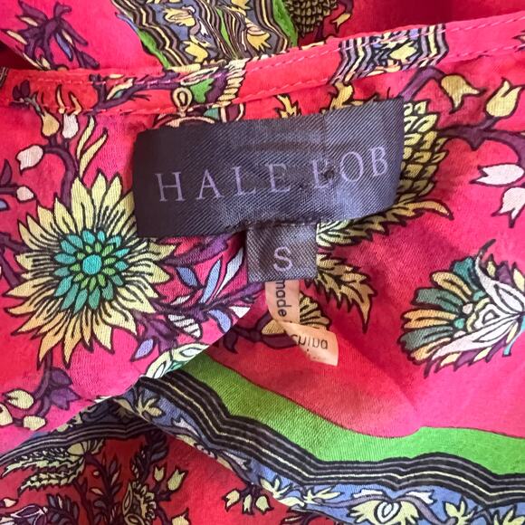 Hale Bob Skye Silk Top size small 100% Silk Jewel Embellished - Picture 6 of 7